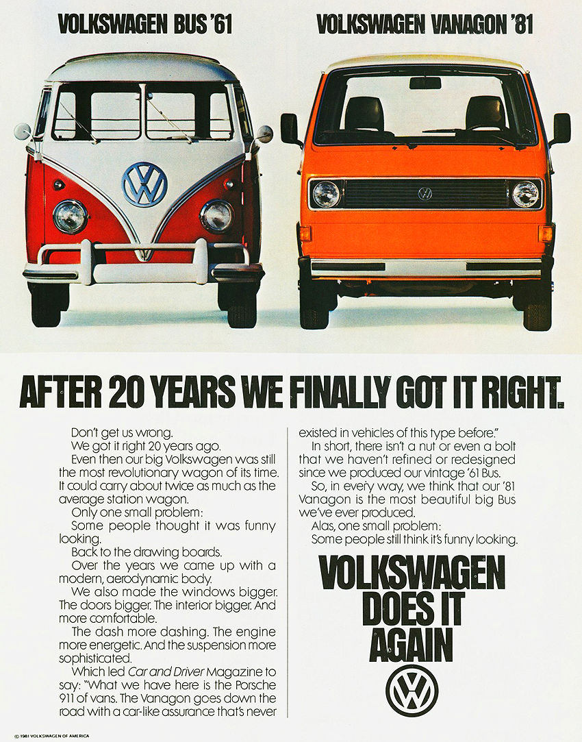 1981 Porsche Auto Advertising